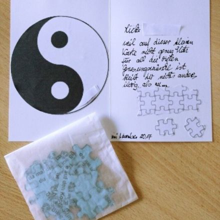 Genesungskarte als Puzzle
