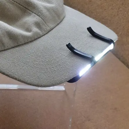 Cap Leuchte: Lampe an der Schirmmütze