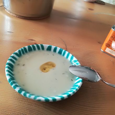 Topinambur-Cremesuppe aus dem Schnellkochtopf