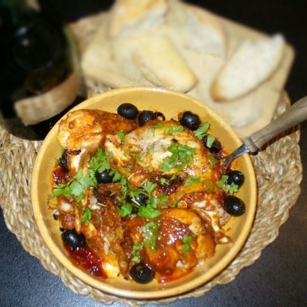 Oliven-Sherry-Hähnchen aus dem Schnellkochtopf