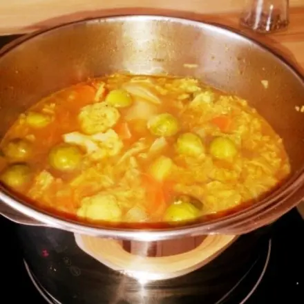 Gemüseeintopf aus dem Schnellkochtopf