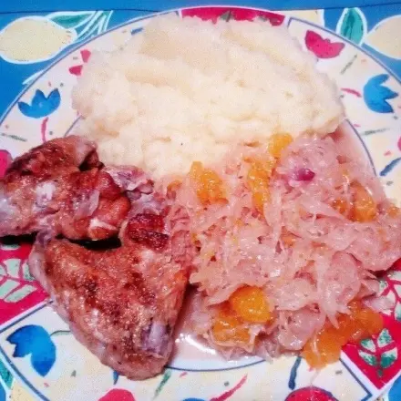 Hähnchen auf Rebhuhnart aus dem Schnellkochtopf