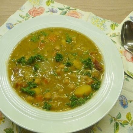 Kichererbsen-Eintopf, spielend leicht aus dem Schnellkochtopf