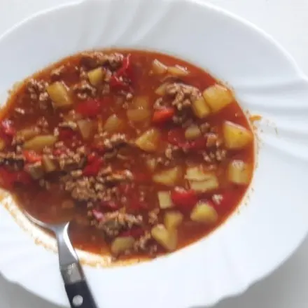 Pikanter Hackfleischtopf aus dem Schnellkochtopf