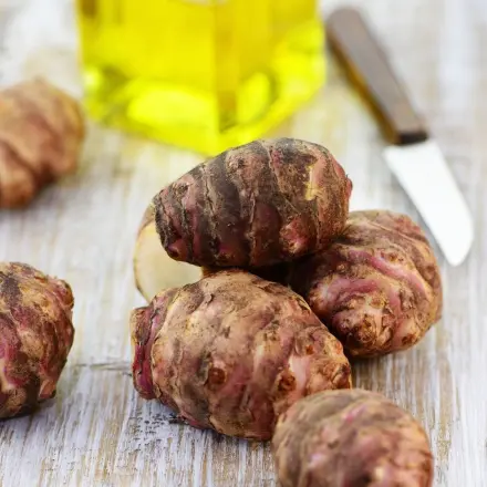 Reibekuchen aus Topinambur (Schnibbelkuchen)