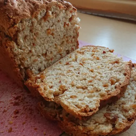 Saftiges Zwiebelbrot ohne Hefe