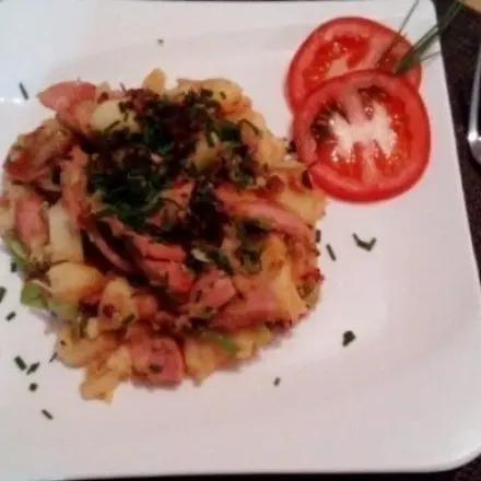 Saarländische Lyonerpfanne