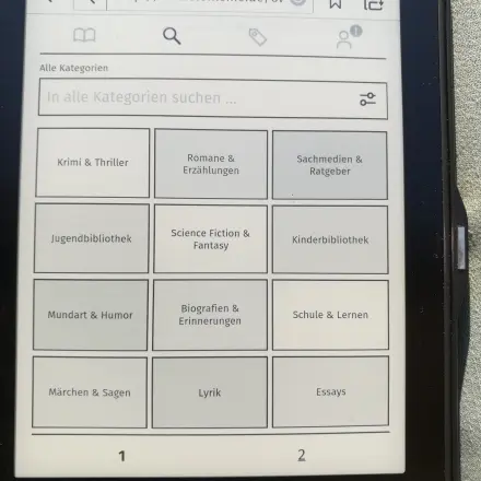 Bücher ausleihen mit dem eBook-Reader
