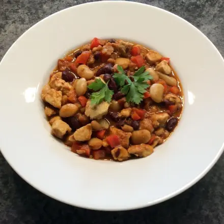 Chili con Carne mit Hühnerfleisch