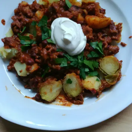 Chili con Carne mit Rosenkohl