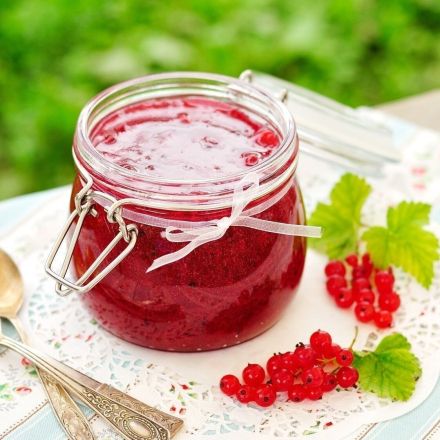 Wassermelonen-Johannisbeer-Gelee