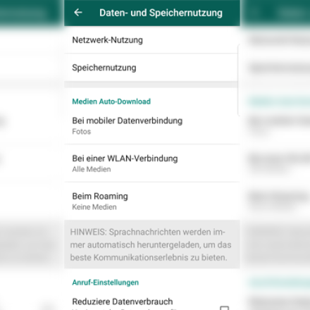 WhatsApp Fotos nicht automatisch speichern und Speicherplatz sparen