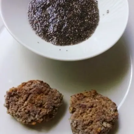 Chia-Fleischfrikadelle