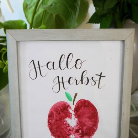 Apfeldruck: Deko- und Geschenkideen – DIY