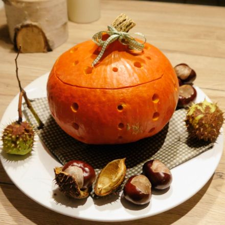 Kürbis bohren statt schnitzen – DIY