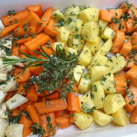 Wurzelgemüse aus dem Ofen