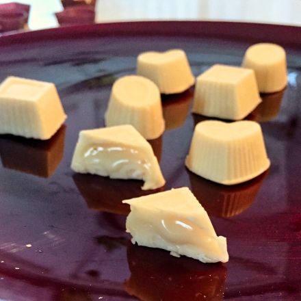 Zartschmelzende Weiße Schokoladen-Orangen-Pralinen