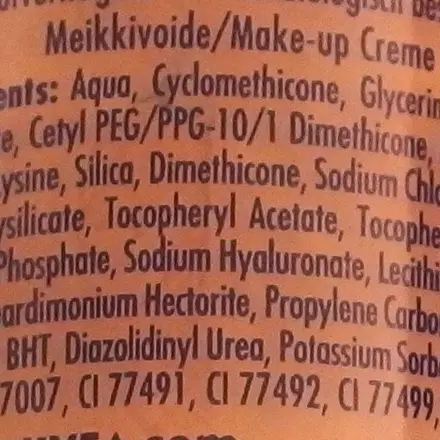 Akne hervorrufende Inhaltstoffe