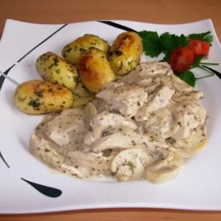 Ragout vom Hähnchen-Filet