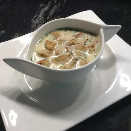 Knoblauchcremesuppe