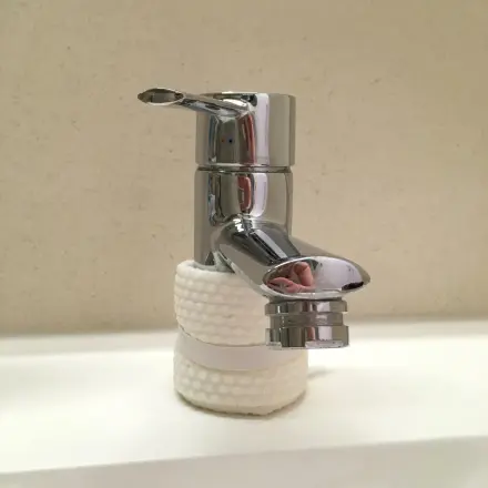 Rinnender Wasserhahn - Übergangslösung