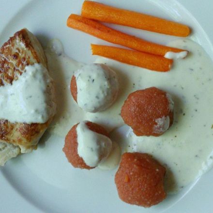 Tomaten-Kartoffel-Klöße