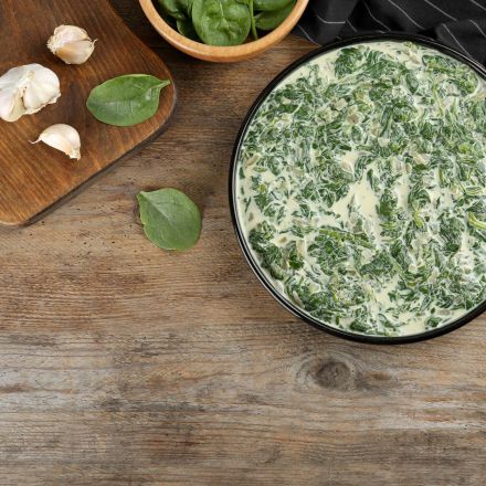 Spinat mit Mehlschwitze andicken