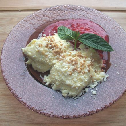 Weiße Mousse au Chocolat