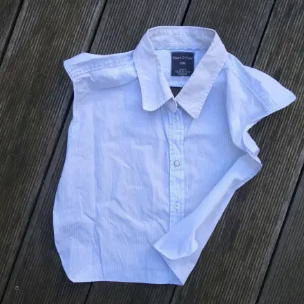 Babylätzchen aus altem Hemd nähen – Upcycling