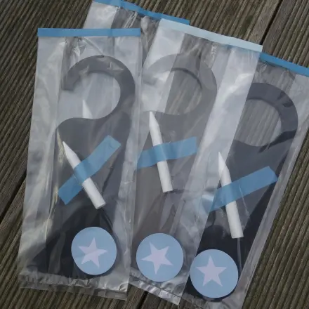 Türanhänger basteln als Give-away