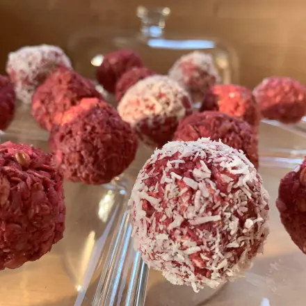Himbeer-Pralinen - fruchtig, gesund & lecker