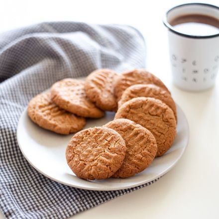 Erdnussbutter-Kekse aus drei Zutaten