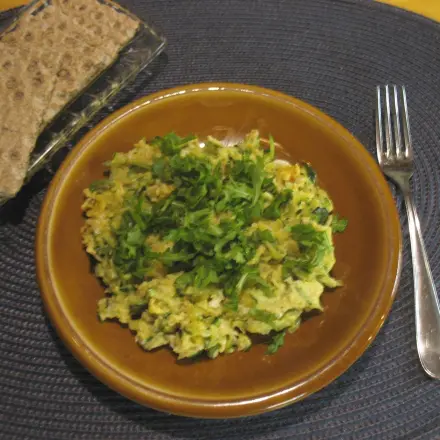 Schnelle Zucchini-Eier-Pfanne