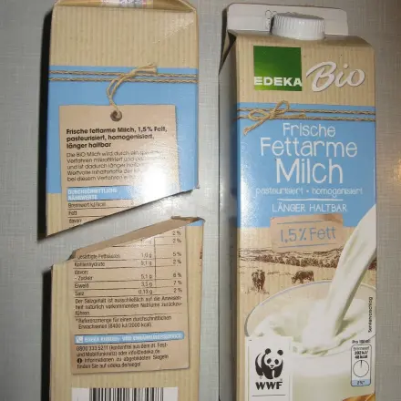 Tetra Pak als Sammelbox für die "Goldstücke" vom Hund