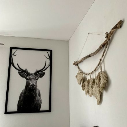 Einfache Makramee-Federn herstellen