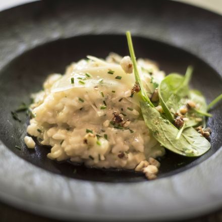 Würziges Risotto ohne Käse zubereiten
