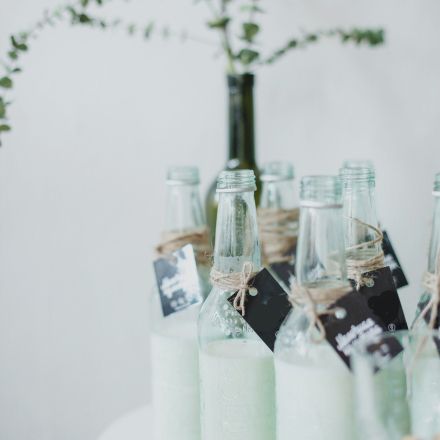 Selbstgemachte Mandelmilch