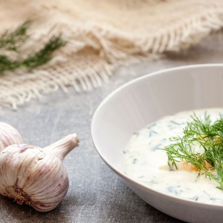 Gurkensuppe mit Krabben - warm oder kalt genießen