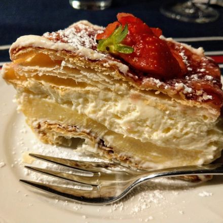 Feine Cremeschnitte