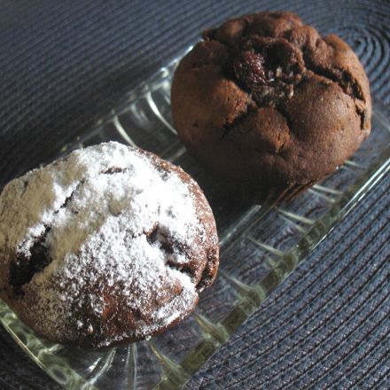 Schnelle Schoko-Kirsch-Muffins