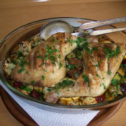 Blumenkohl-Lauchpfanne