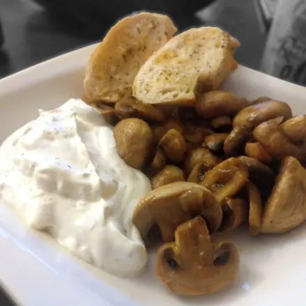 Champignonpfanne wie vom Weihnachtsmarkt