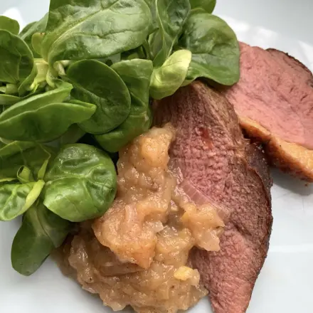 Apfel-Chutney nach Omas Art zu Ente oder Gans