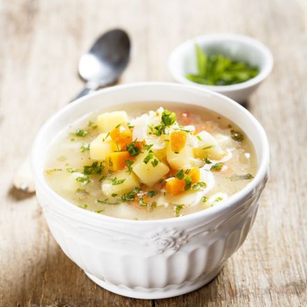 Schnelle Möhren-Senf-Suppe