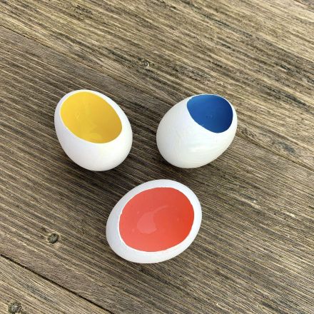 Ostereier von innen bemalen - DIY