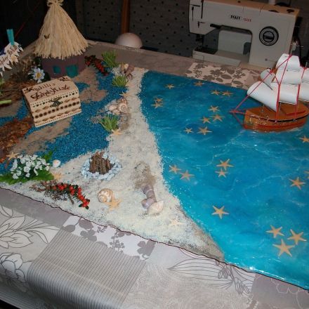 Geldgeschenk Schatzinsel