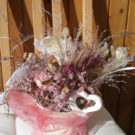 Herbstgesteck - farbenfroh & selbst gemacht