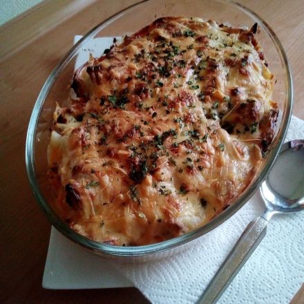 Blumenkohl-Hackfleisch-Auflauf