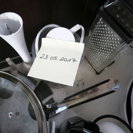 Wegwerfen leicht gemacht - Post It hilft dir dabei