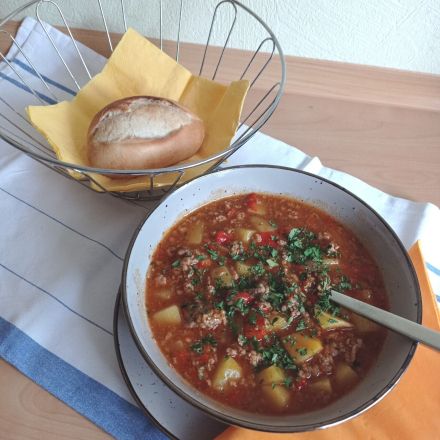 Puszta-Topf mit Hackfleisch